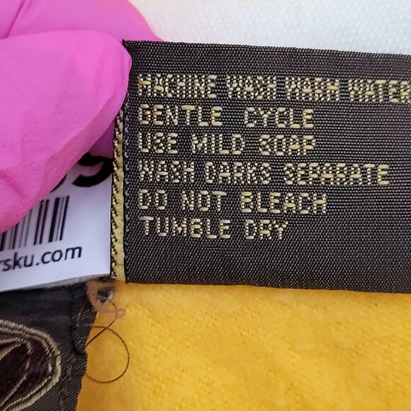 Vintage 90s MOD Collared Sweatshirt Medium 21x23 Crop Baggy - Picture 8 of 12